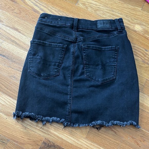 American eagle black jean skirt - Picture 2 of 4